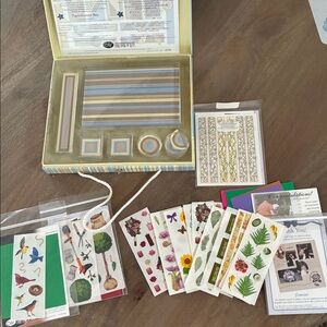 Creative Memories Box of Shapes + stickers die cuts collection